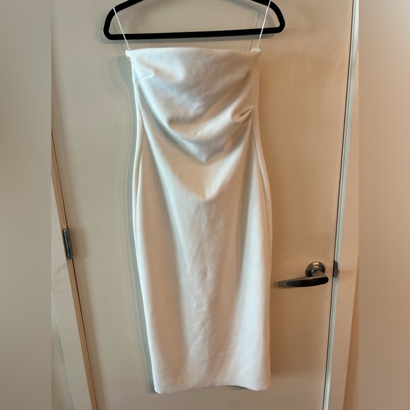 BEC + BRIDGE Noa Midi Dress / Size: US8 / Color: Ivory - Picture 4 of 7